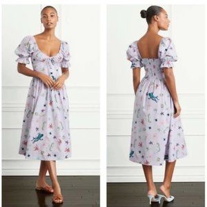 🔥Sales - New NWT Hill House The Ophelia Dress in Sea Creatures - Size XS